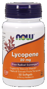 Double Strength Lycopene (50 softgels 20 mg) NOW Foods